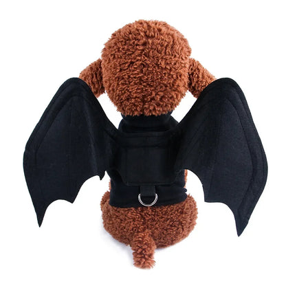 Black Bat Wings Pet Costume – Cats & Dogs