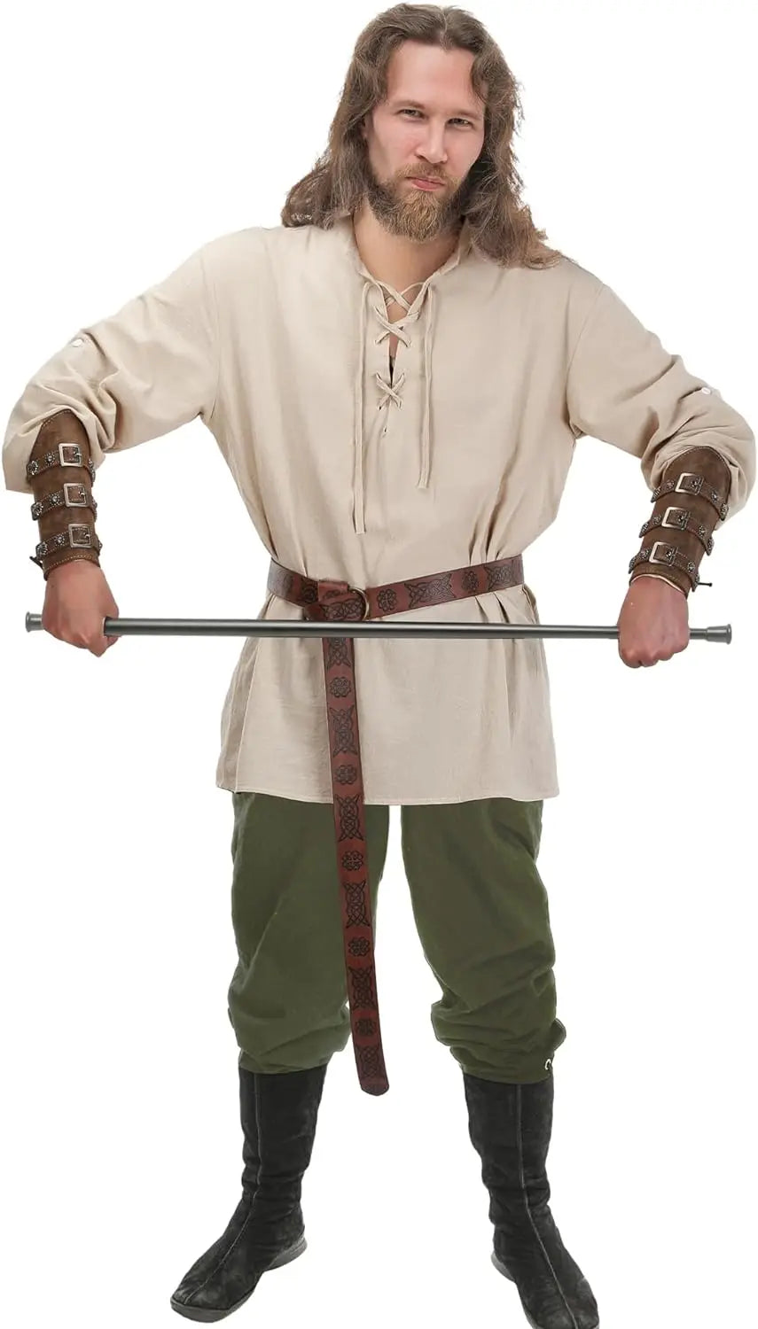 4-Piece Men’s Renaissance Pirate Costume Set
