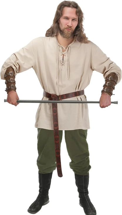 4-Piece Men’s Renaissance Pirate Costume Set