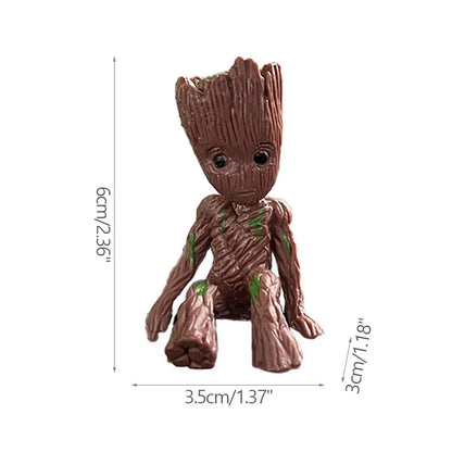 Tree Character Mini Figurine – Desk & Shelf Decor