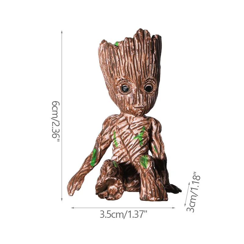 Tree Character Mini Figurine – Desk & Shelf Decor