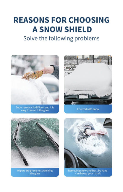 Waterproof Windshield Snow & Sun Cover – 100% Polyester