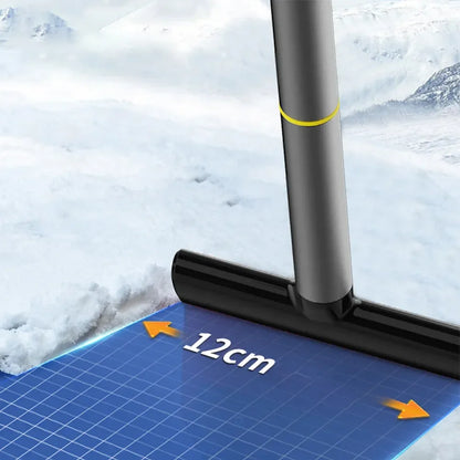 Car Windshield Ice Scraper – Aluminum Alloy + TPU Snow Tool