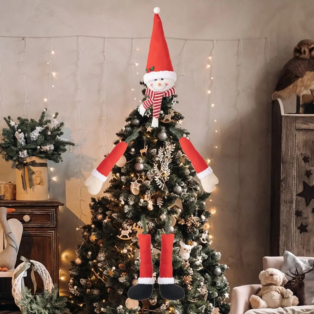 Hugging Santa Christmas Tree Ornament