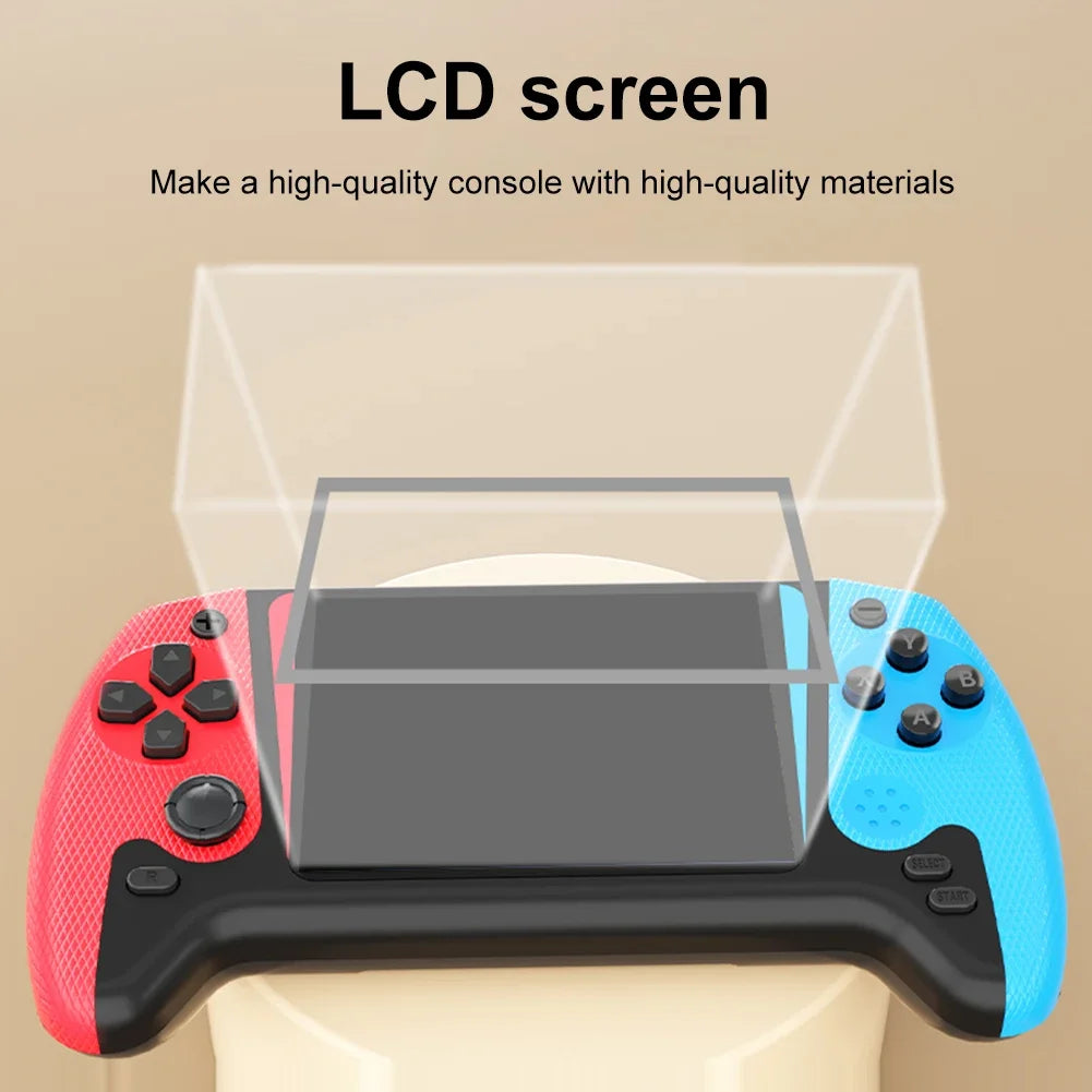 Q21 Retro Handheld Game Console – 3.5" Screen, 500 Games
