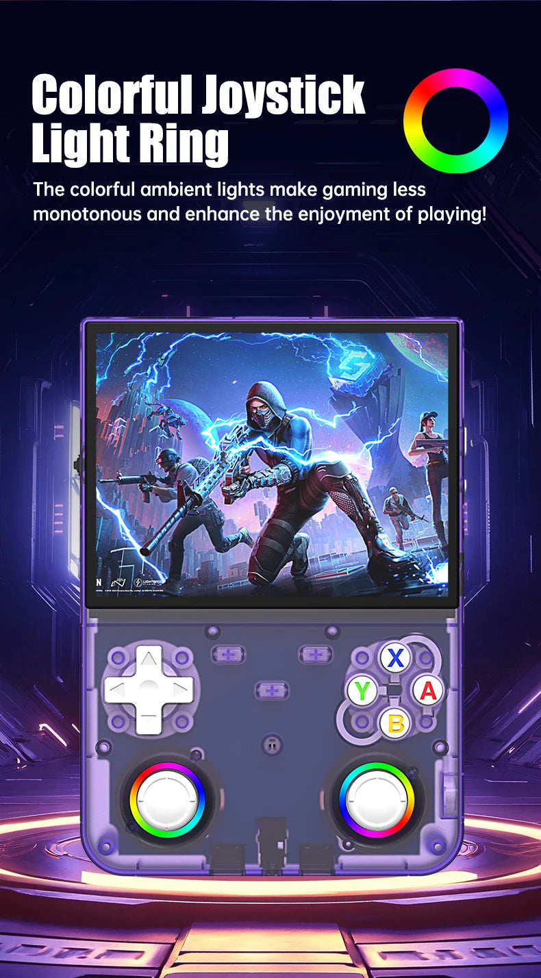 R36 Ultra X Handheld Game Console – 4.5" IPS, 64GB/128GB