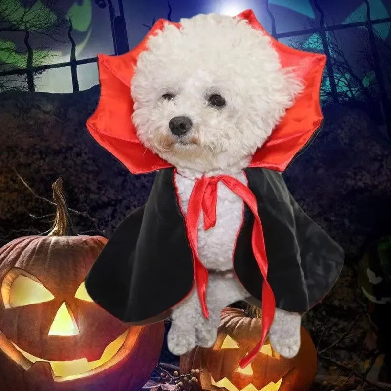 Red Vampire Cloak for Small Dogs & Cats