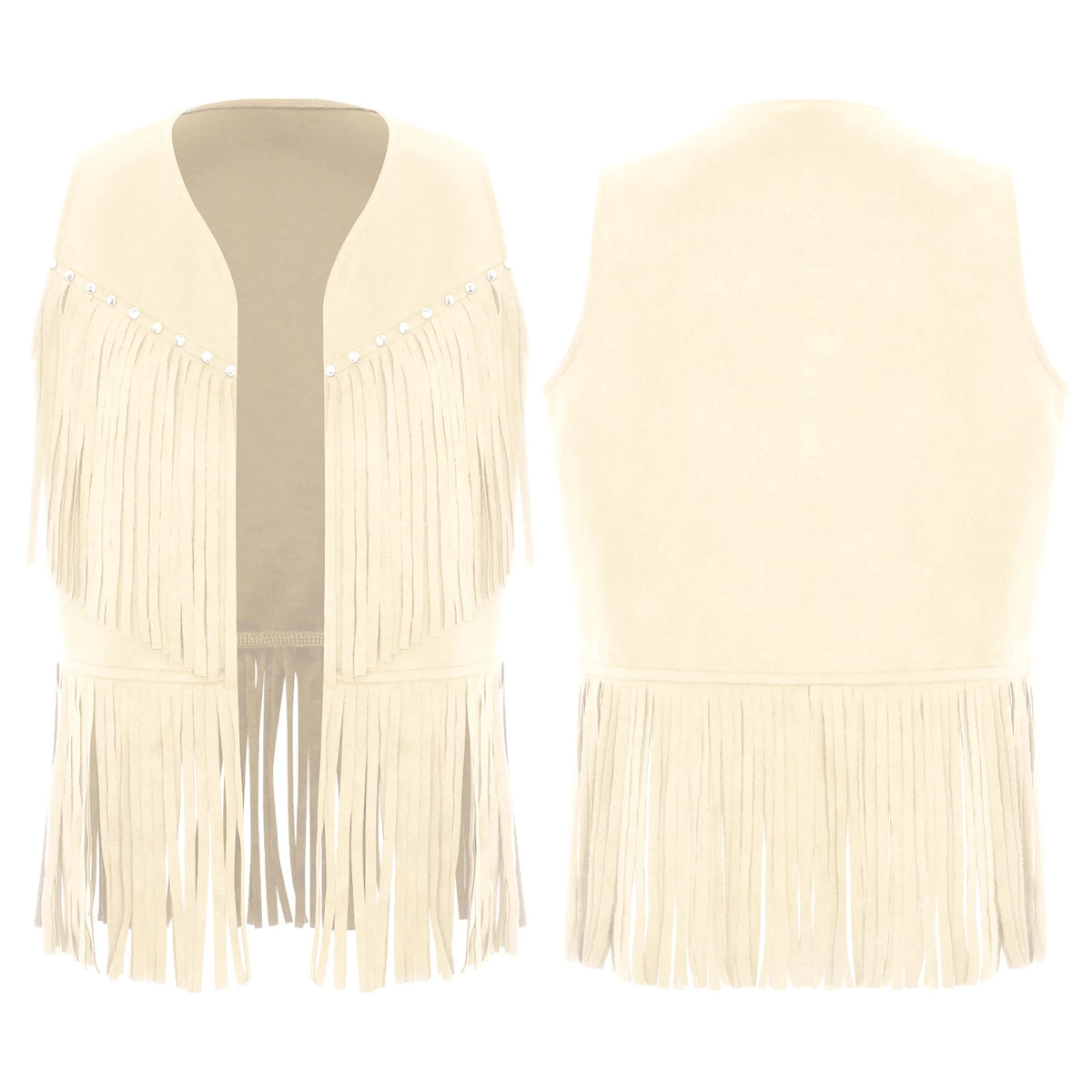 Kids Western Fringe Costume Vest