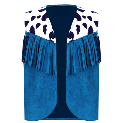 Kids Western Fringe Costume Vest