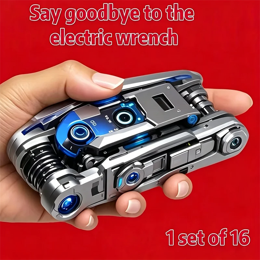 16-in-1 Rotating Socket Wrench Set