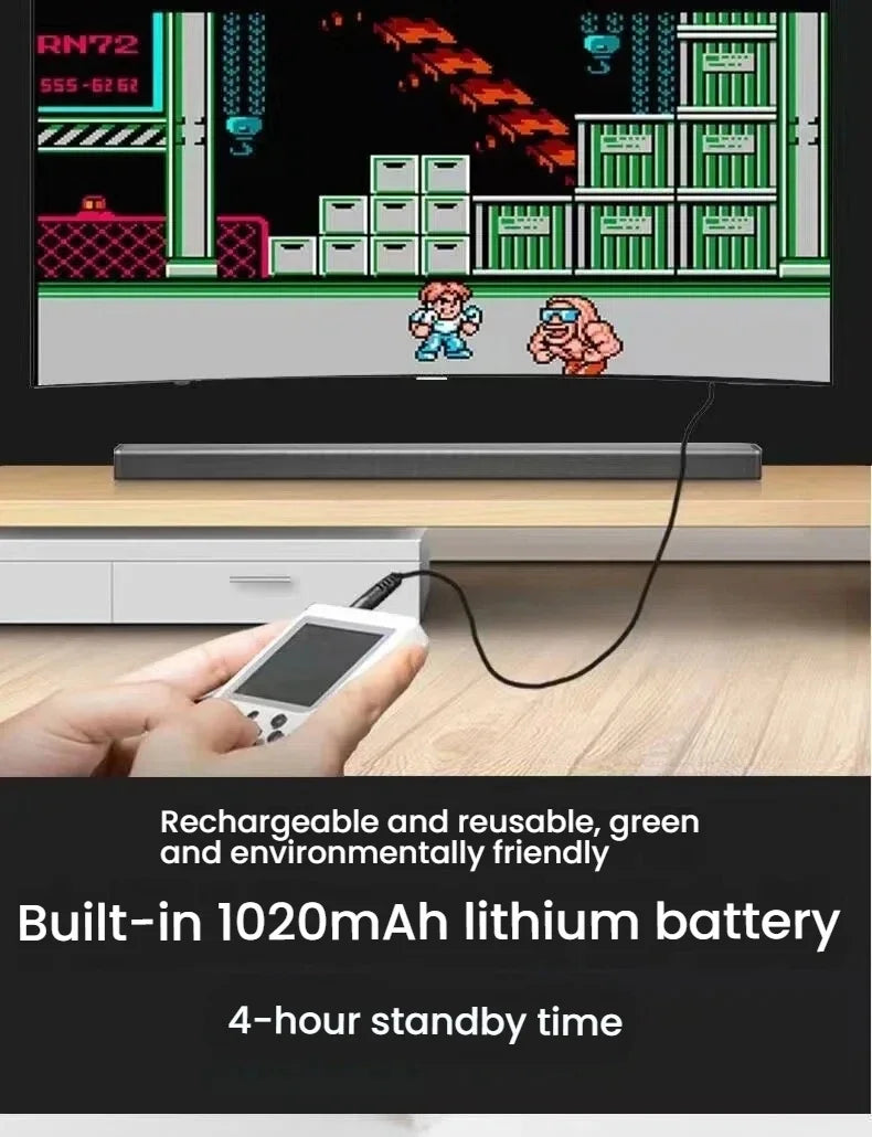 Retro Mini Handheld Game Console – 400+ Games