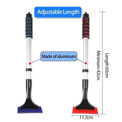 Telescopic Car Snow Brush & Ice Scraper – 42 cm Adjustable