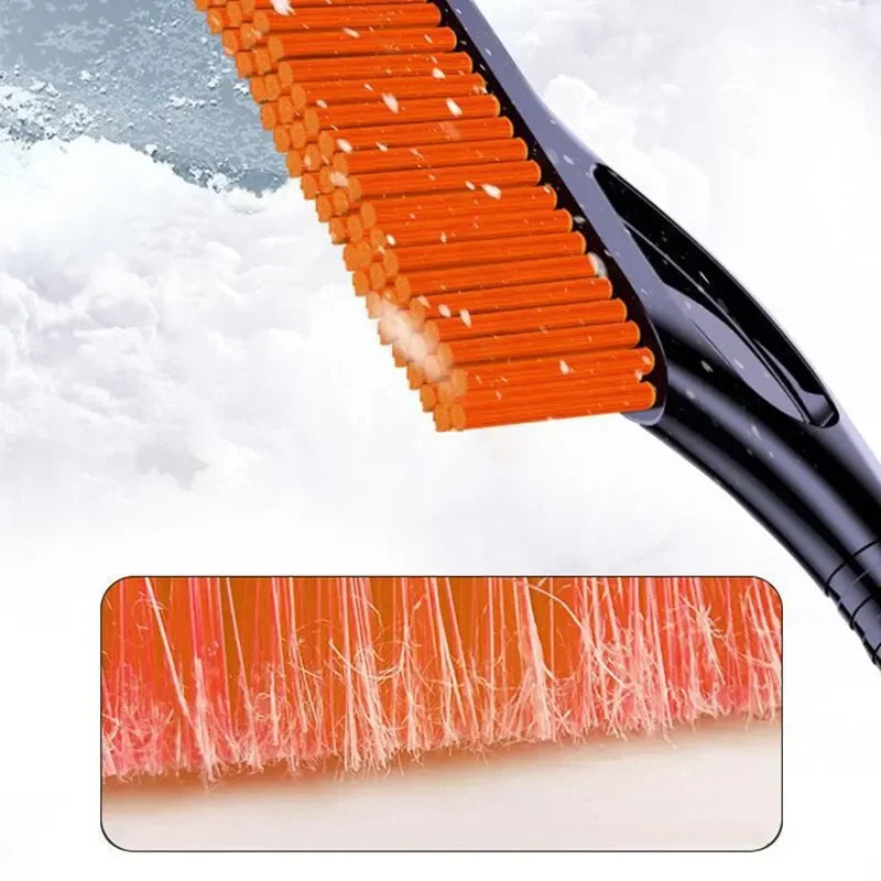 Car Snow Brush & Ice Scraper – Aluminum Handle with ABS Head