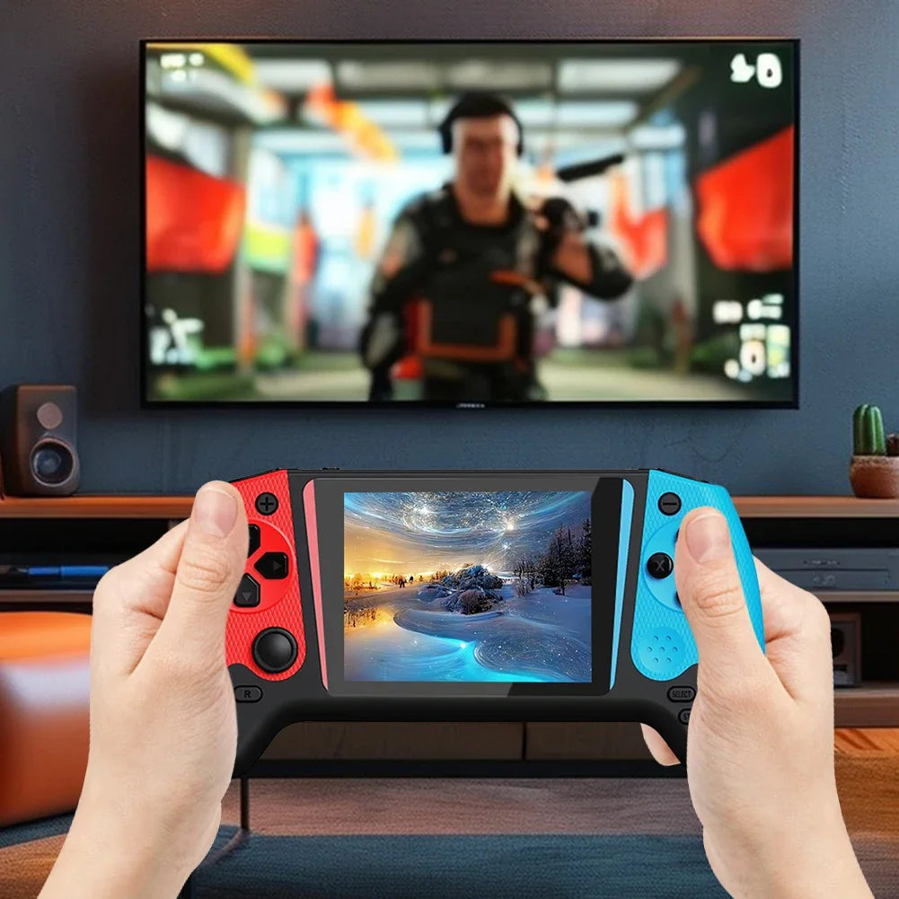 3.5" Retro Game Console – 500 Games, 1200mAh + Controller