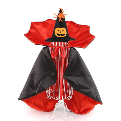 Stand-Collar Halloween Pet Cloak