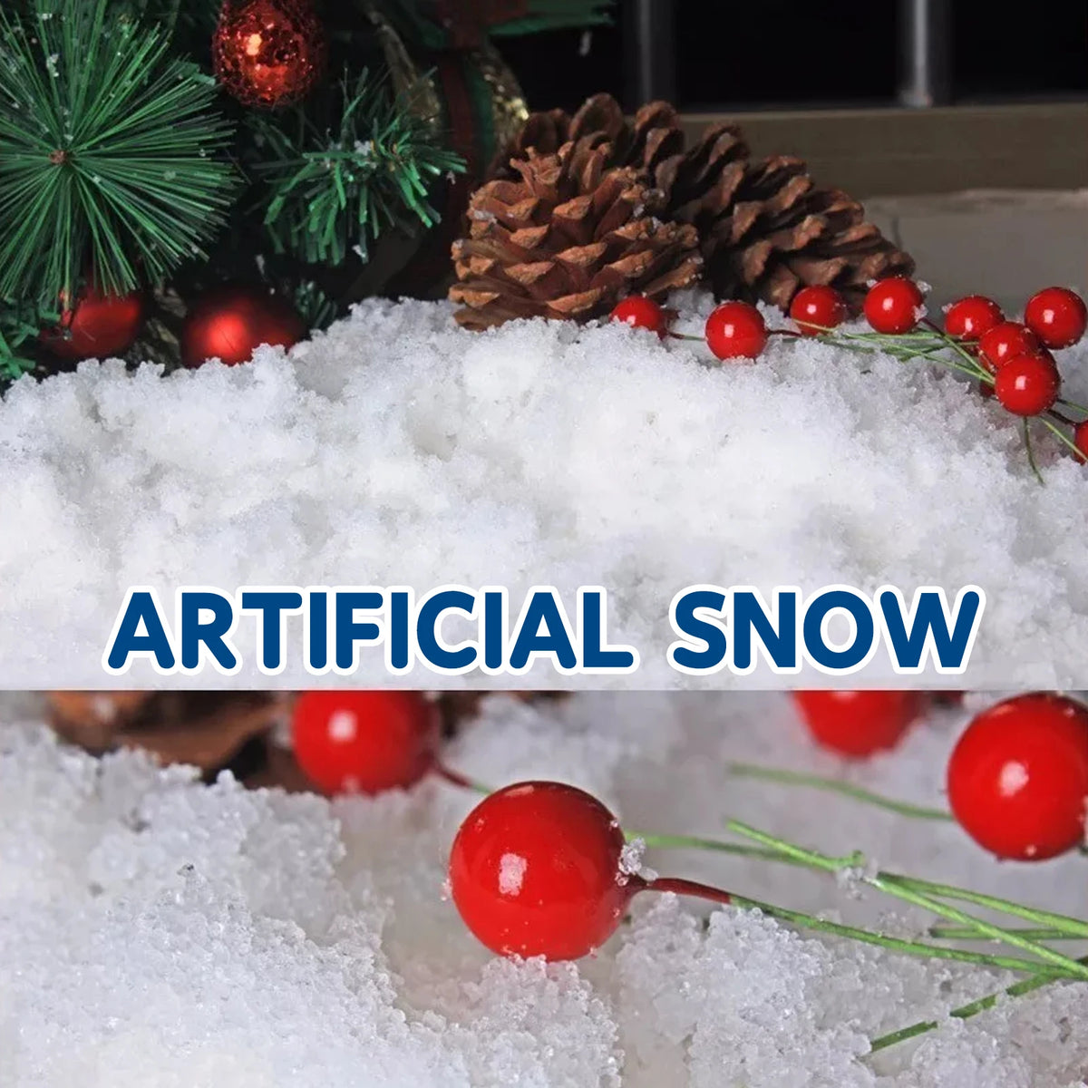 Artificial Snow for Holiday Decor & Displays