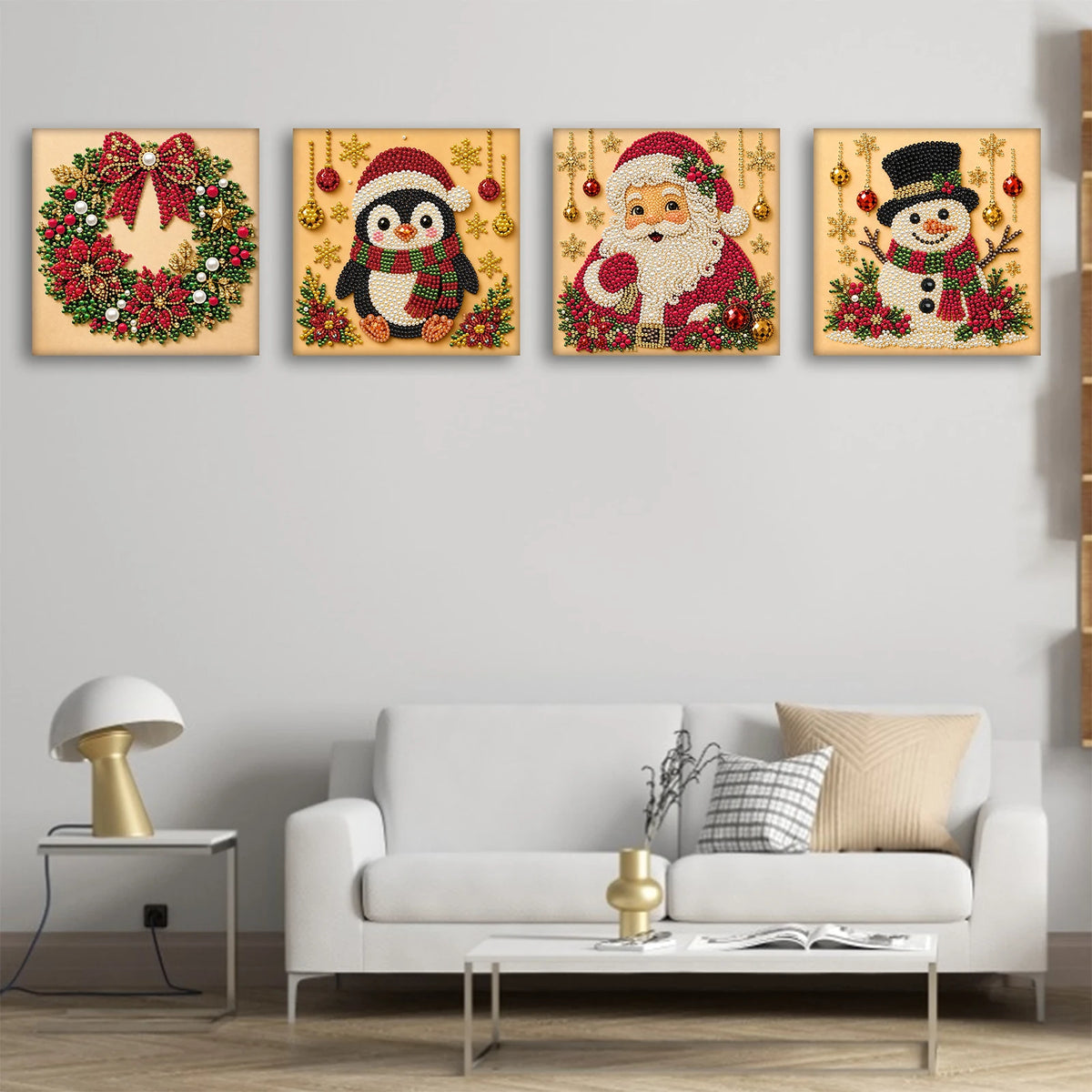 Christmas Diamond Art Kit – 20 × 20 cm