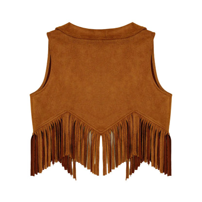Kids Western Fringe Costume Vest