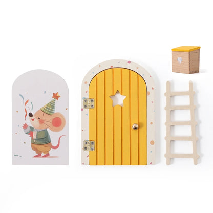 Mini Wooden Fairy Door – Dollhouse & Wall Decor