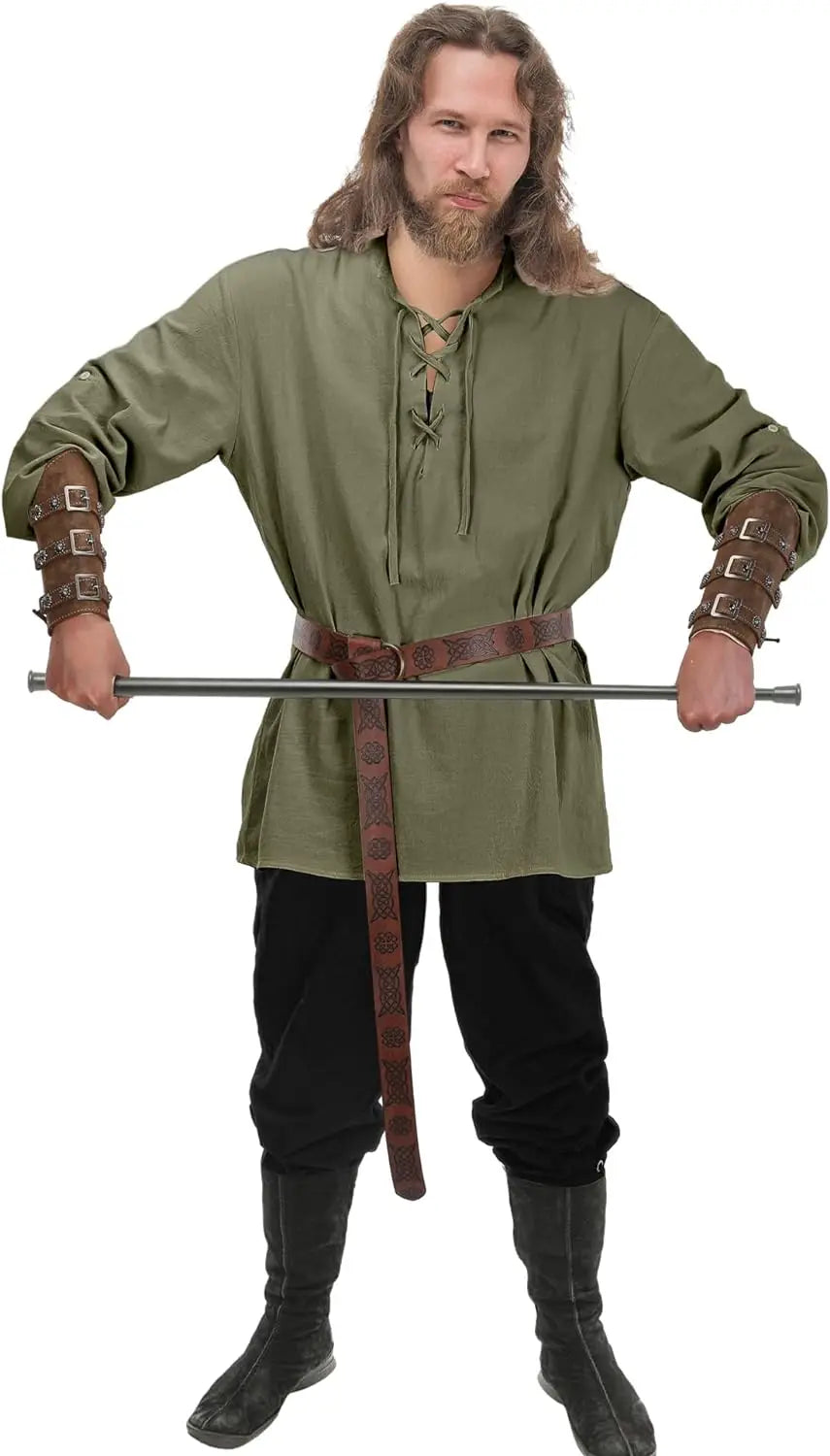 4-Piece Men’s Renaissance Pirate Costume Set