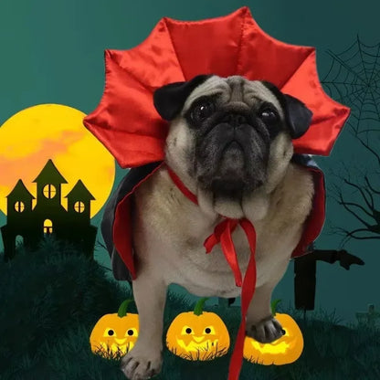 Red Vampire Cloak for Small Dogs & Cats