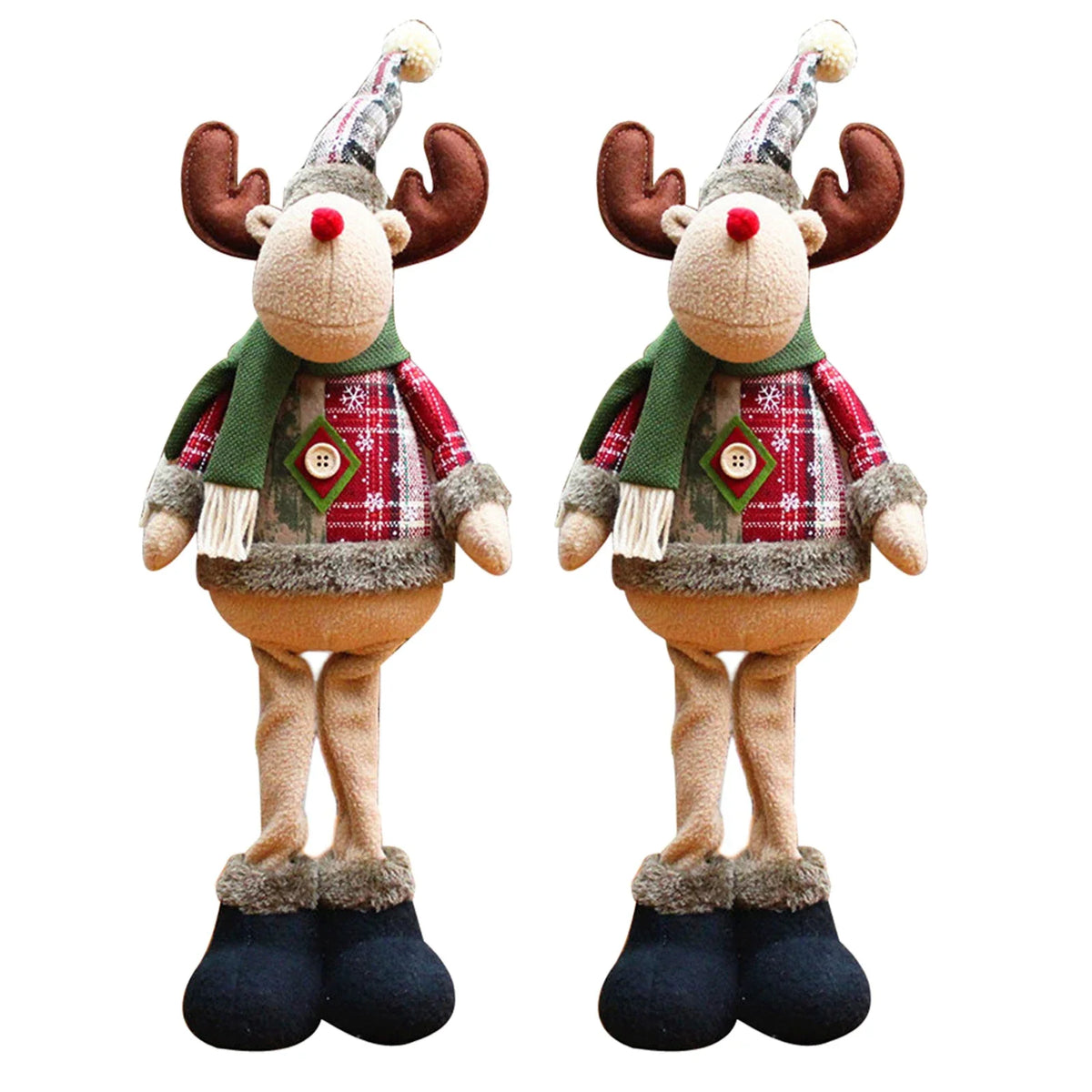 Christmas Santa, Snowman & Reindeer Shelf Sitter