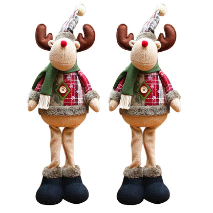 Christmas Santa, Snowman & Reindeer Shelf Sitter