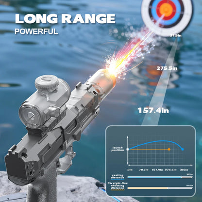 Rechargeable Electric Water Blaster with Light Effects
