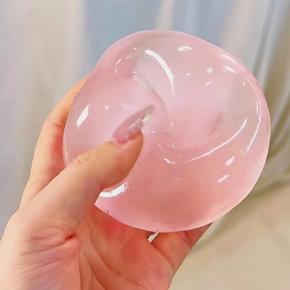 Transparent Maltose Squishy Balls – Slow-Rise Sensory Fidget