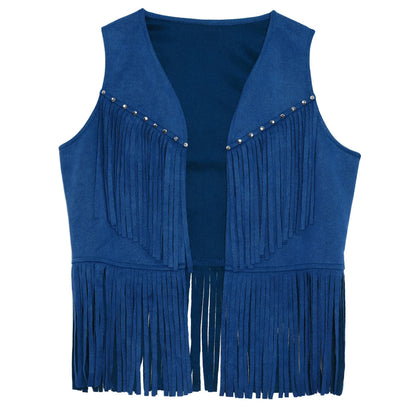 Kids Western Fringe Costume Vest