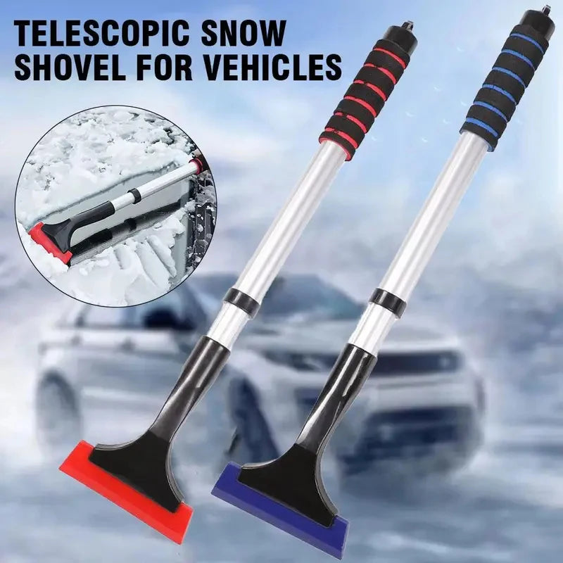 Telescopic Car Snow Brush & Ice Scraper – 42 cm Adjustable