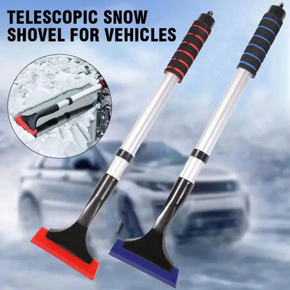 Telescopic Car Snow Brush & Ice Scraper – 42 cm Adjustable