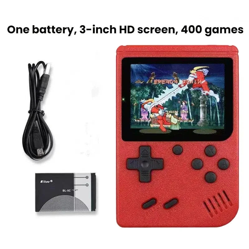 Retro Handheld Game Console – 400 Games & TV Connection