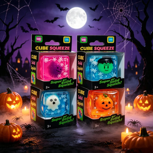 Luminous Halloween Squishy Cube