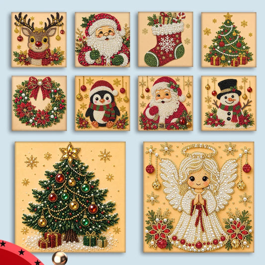 Christmas Diamond Art Kit – 20 × 20 cm