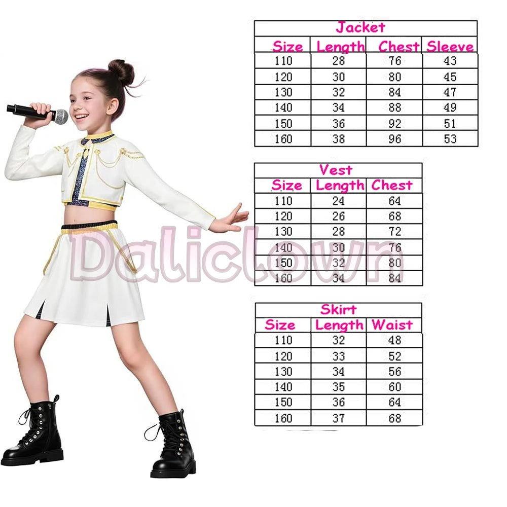 Kids K-Pop Inspired Performance Costume Sets