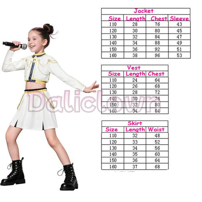 Kids K-Pop Inspired Performance Costume Sets