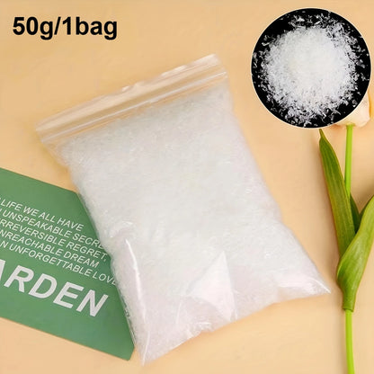 Artificial Snow Flakes for Christmas Decor & Crafts
