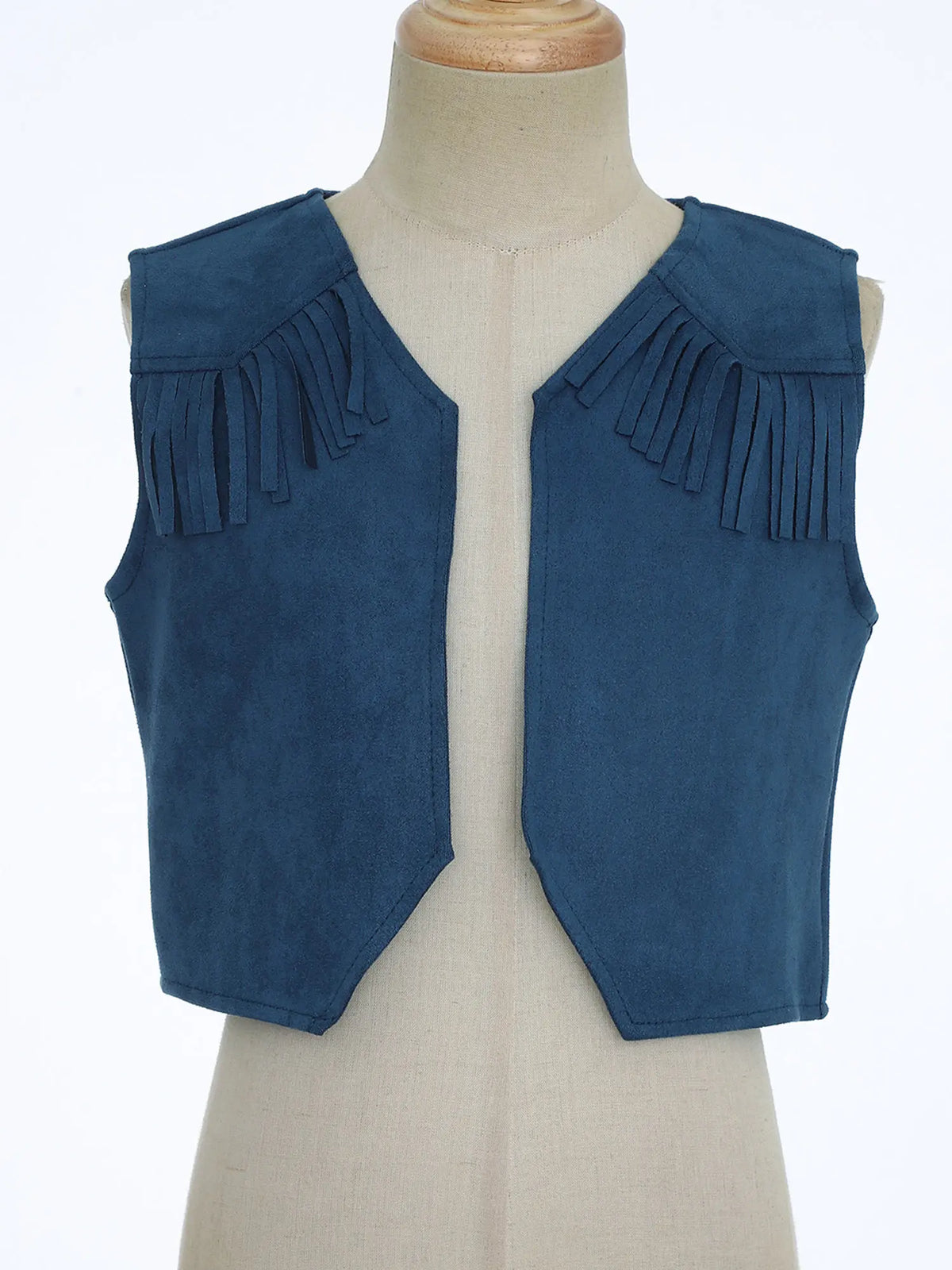 Kids Western Fringe Costume Vest