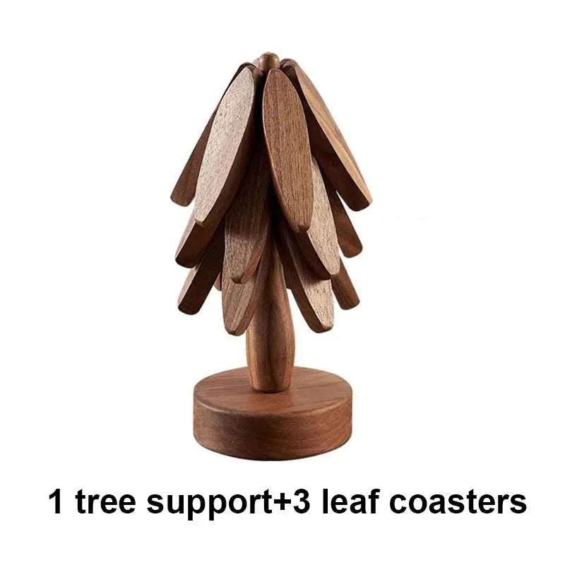 Wooden Christmas Tree Trivet