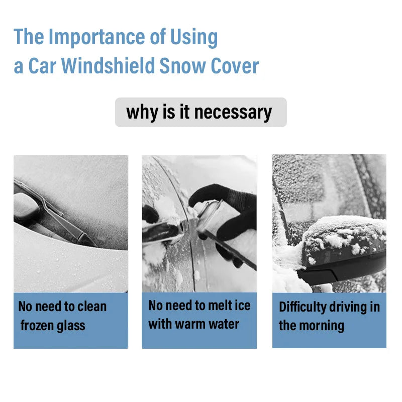 Windshield Snow, Frost & UV Cover