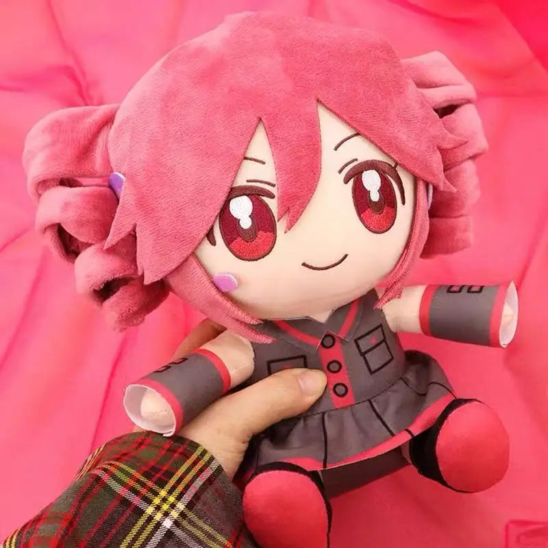 Anime-Inspired Red-Haired Plush Doll