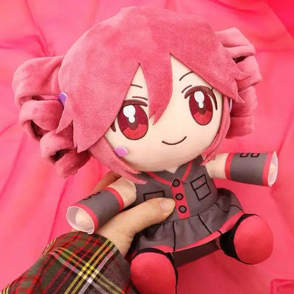 Anime-Inspired Red-Haired Plush Doll