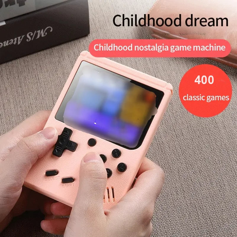 Mini Retro Handheld Game Console – 2.4" Screen, 400 Games
