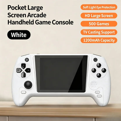 Q21 Retro Handheld Game Console – 3.5" Screen, 500 Games