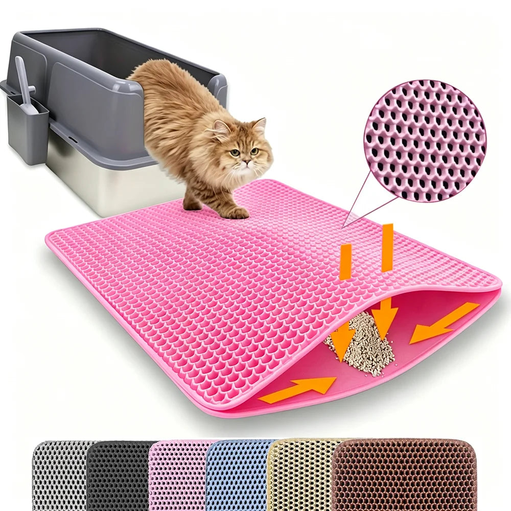 Waterproof Double-Layer Cat Litter Mat