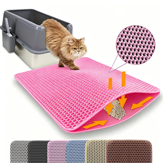 Waterproof Double-Layer Cat Litter Mat