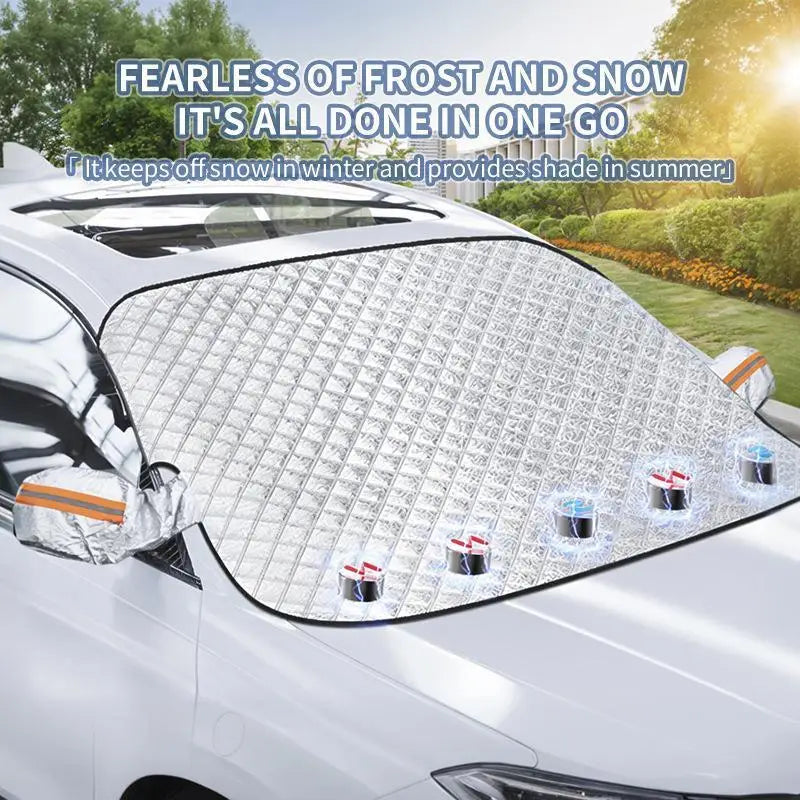 Waterproof Windshield Snow & Sun Cover – 100% Polyester