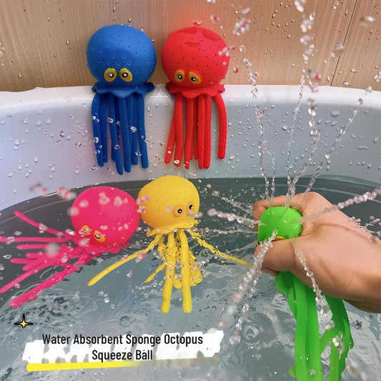 Octopus Sponge Bath Squeeze Toy
