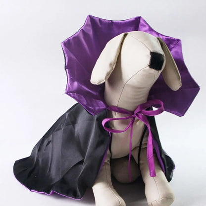 Stand-Collar Halloween Pet Cloak